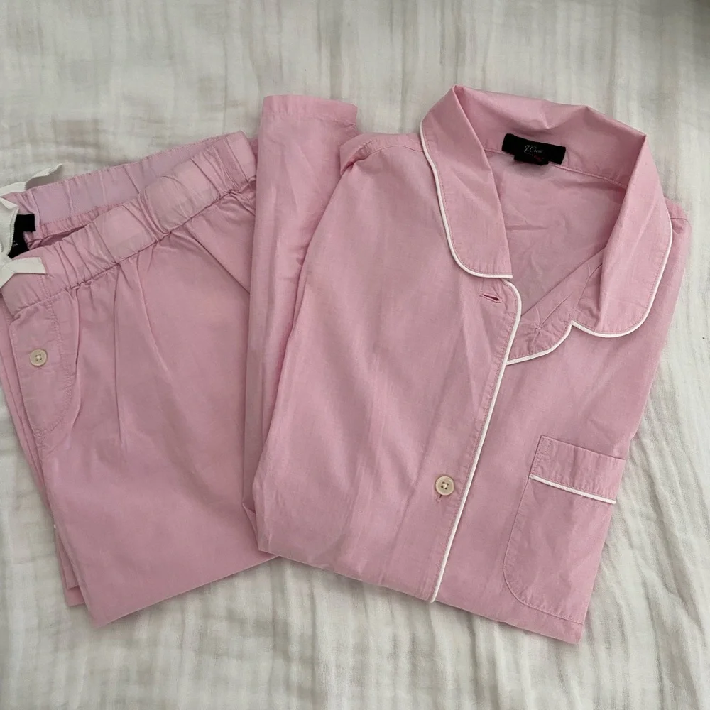 J Crew cotton pajama set